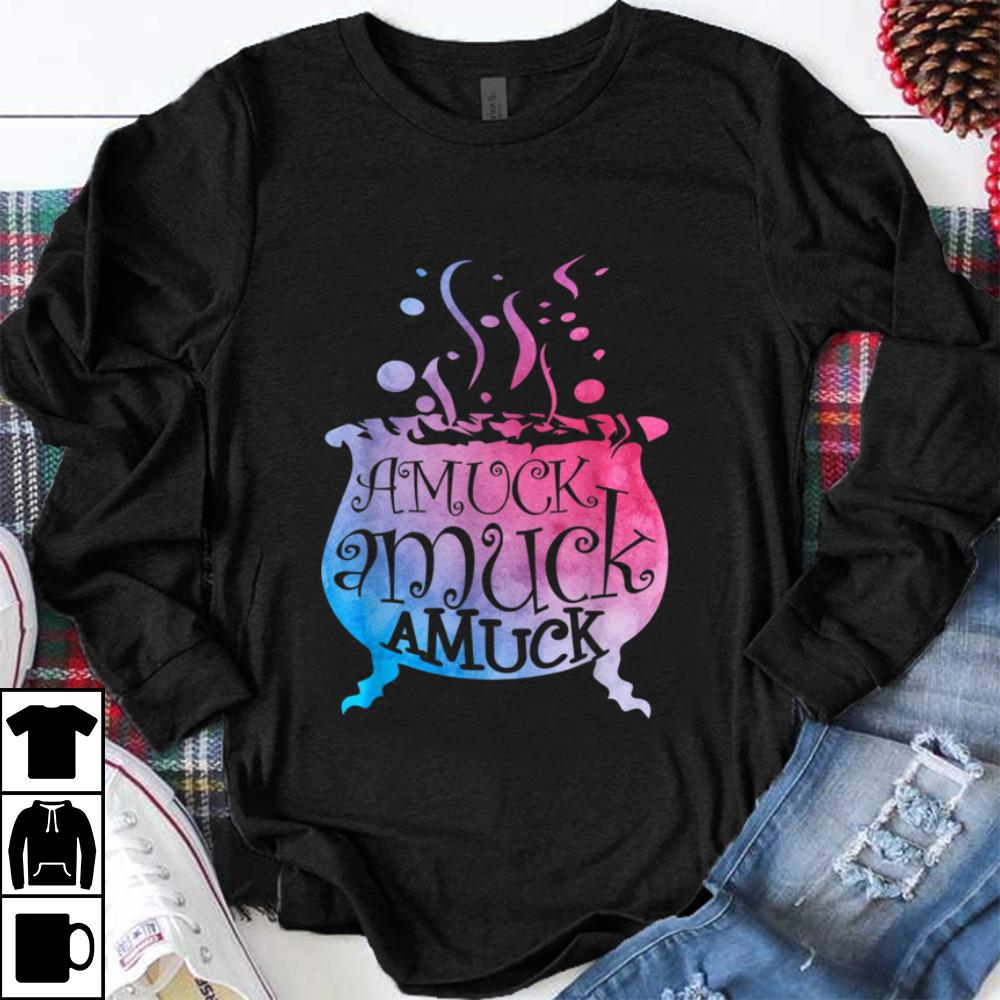 Top Amuck Amuck Amuck Funny Witch Halloween shirt 6