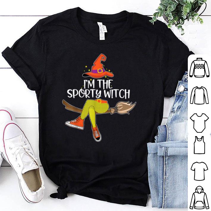 Great Im the Sporty Witch Halloween Matching Group Costume shirt 6