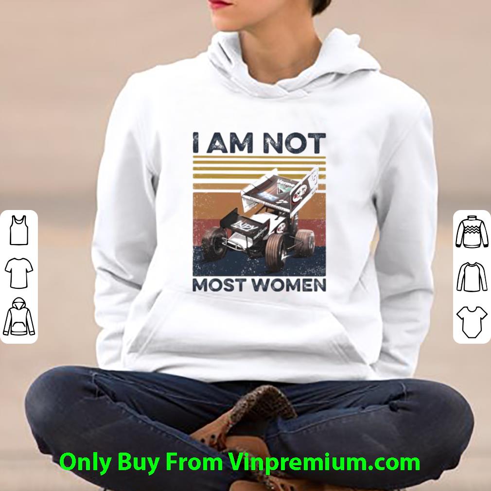 Top Vintage Slinging Dirt I Am Not Most Women shirt