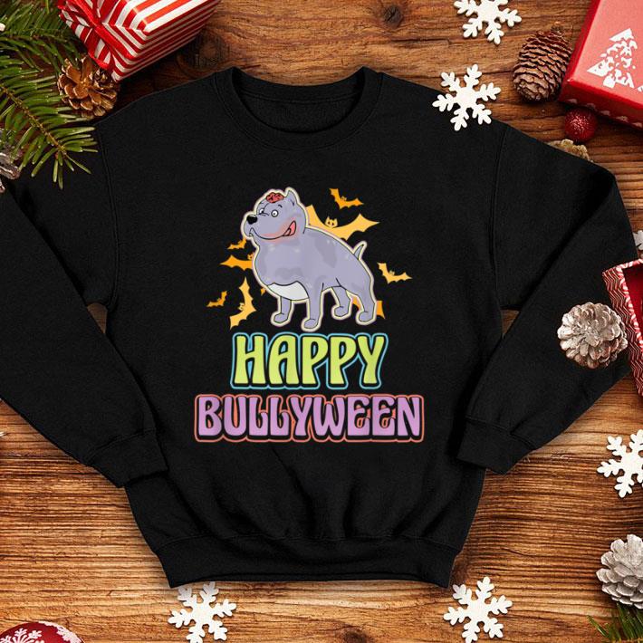 Official Happy Bullyween Zombie Pitbull Halloween shirt 10 Official Happy Bullyween Zombie Pitbull Halloween shirt