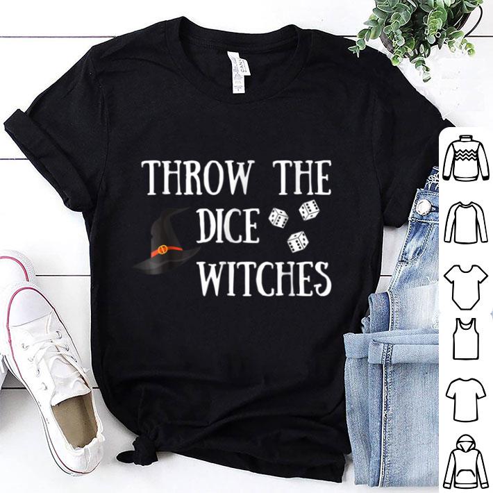 Nice Throw the Dice Witches Bunco Night Halloween shirt 7