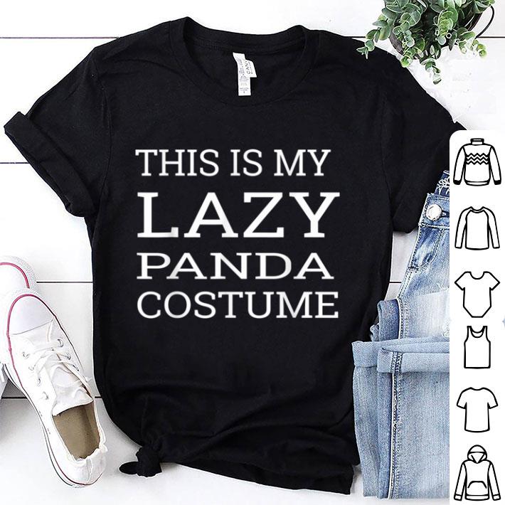 Nice Lazy Panda Costume for Halloween Sweatshirt shirt 6