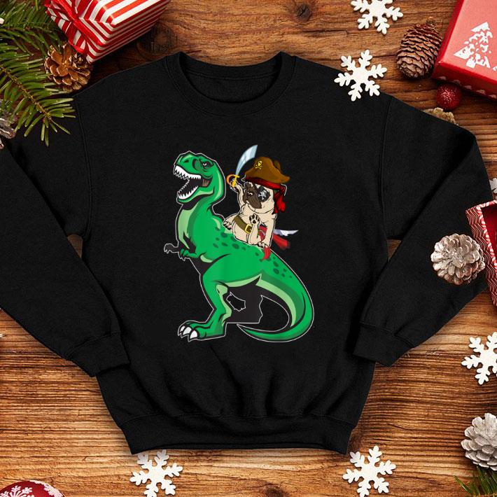 Original Pirate Pug Riding T-rex Dinosaur Funny Pug Halloween Costume shirt 10 Original Pirate Pug Riding T-rex Dinosaur Funny Pug Halloween Costume shirt