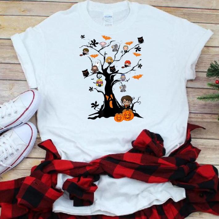 Hot Potter Characters Halloween tree funny gitf shirt 6