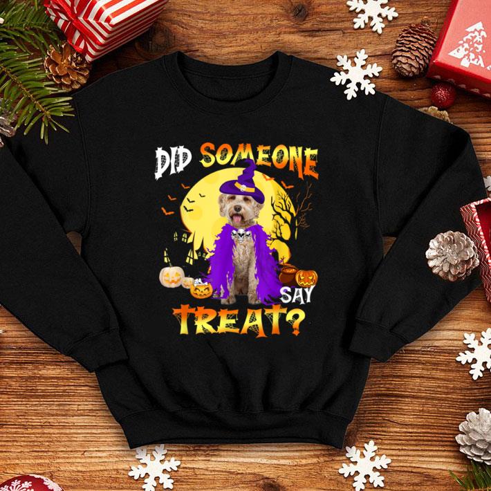 Awesome Labradoodle Dog Halloween Did Someone Say Treat shirt