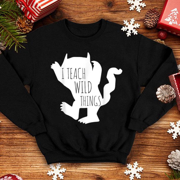 Pretty I Teach Wild Things Monster Funny Halloweens shirt 10 Pretty I Teach Wild Things Monster Funny Halloweens shirt