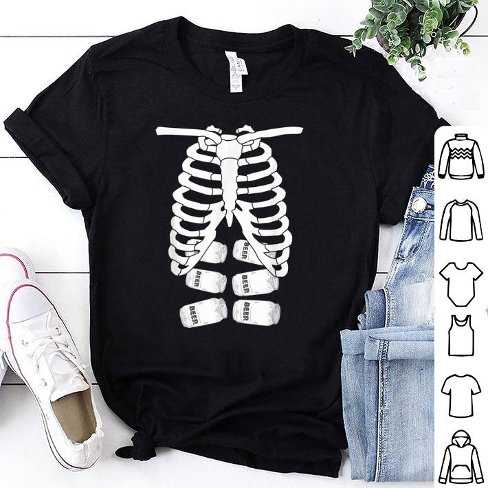 Original Skeleton Rib Cage Six Pack Beer Halloween Costume shirt 6