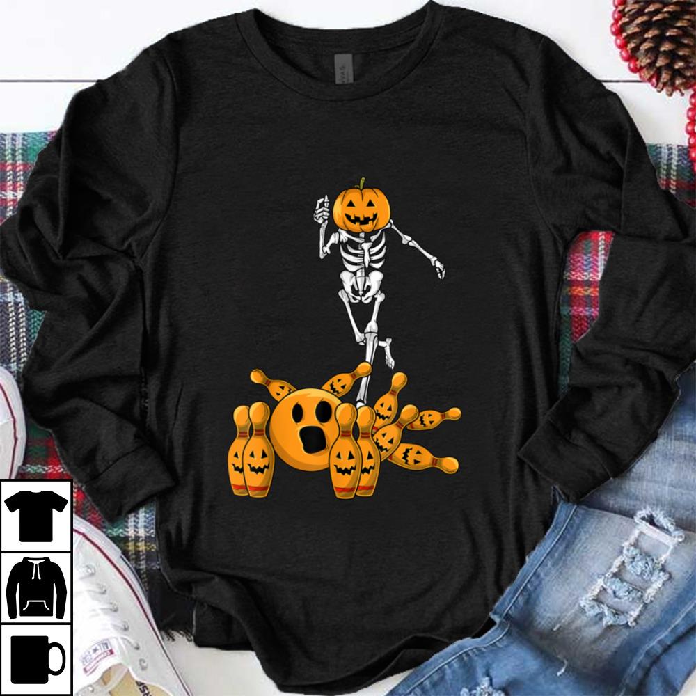 Official Bones Skeleton Halloween Bowling Bowler shirt 6
