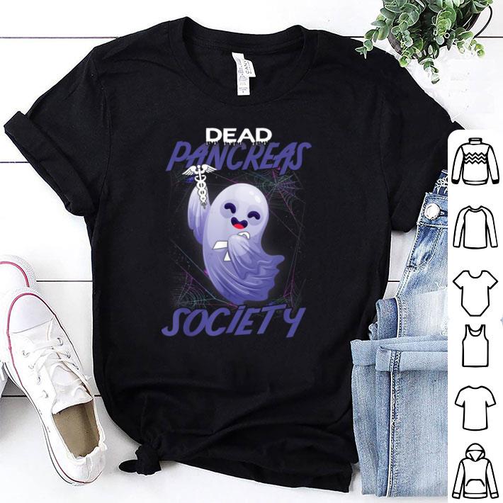 Pretty Dead Pancreas Society Diabetes Awareness Ghost Halloween shirt 7