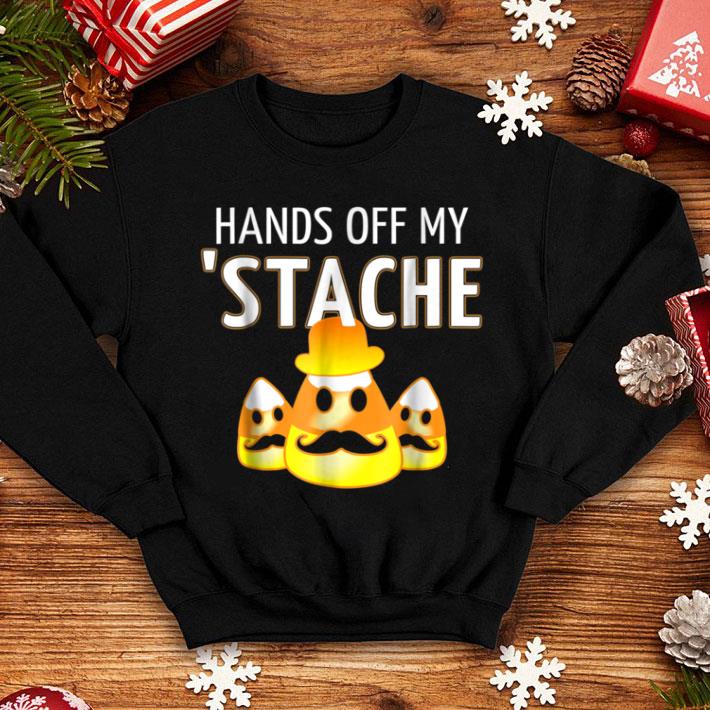 Premium Hands Off My Stache Costume Happy Halloween shirt