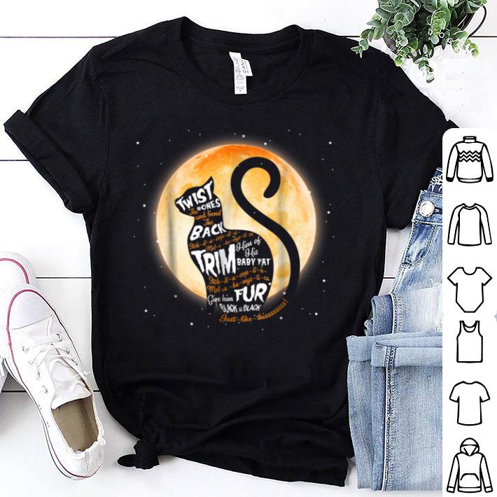 Official Halloween Black Cat Quote Spell Thackery Binx Cat shirt 7