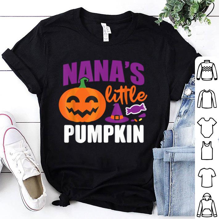 Hot Nana's Little Pumpkin Halloween Cute Kids Pumpkin shirt 6