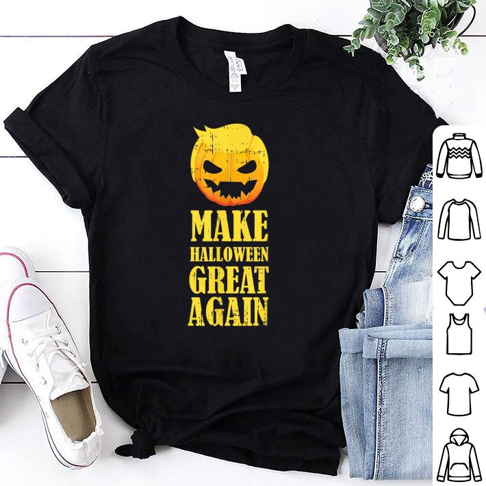 Official Make Halloween Great Again Pumpkin Trump Cool Halloween shirt 6
