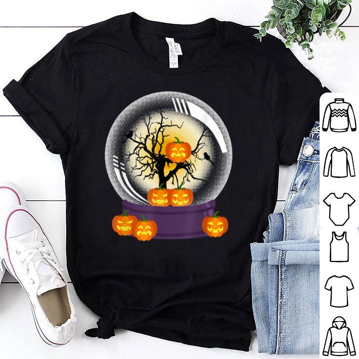 Top Halloween Snow Globe Jack O Lantern Costume shirt 7