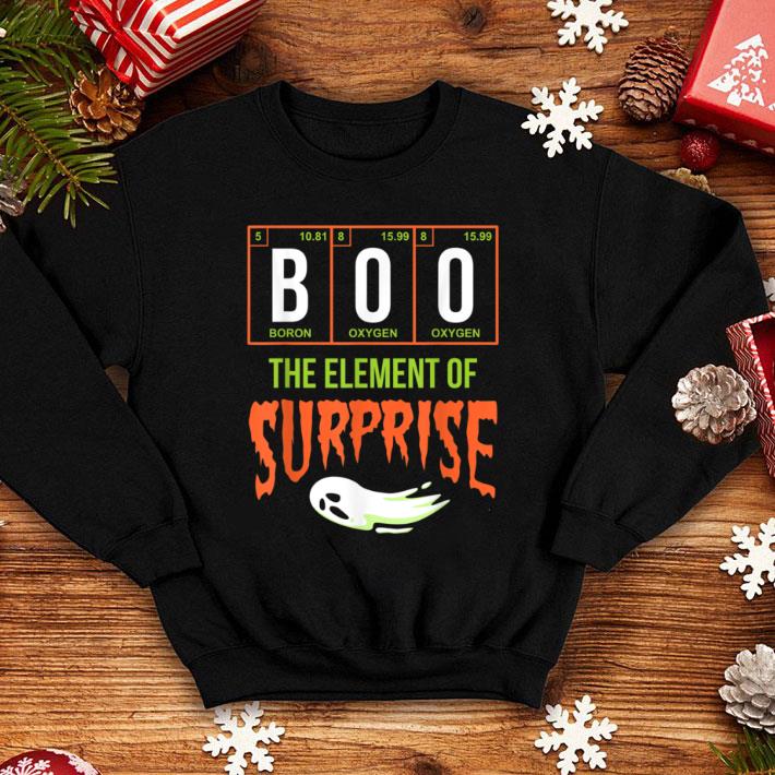 Pretty Funny Halloween Chemistry Boo The Element Of Surprise shirt 10 Pretty Funny Halloween Chemistry Boo The Element Of Surprise shirt