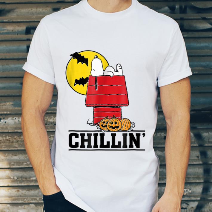 Great Peanuts Snoopy Chillin' Halloween Style shirt