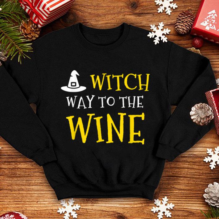Awesome Witch Way To The Wine Drinking Funny Halloween shirt 10 Awesome Witch Way To The Wine Drinking Funny Halloween shirt