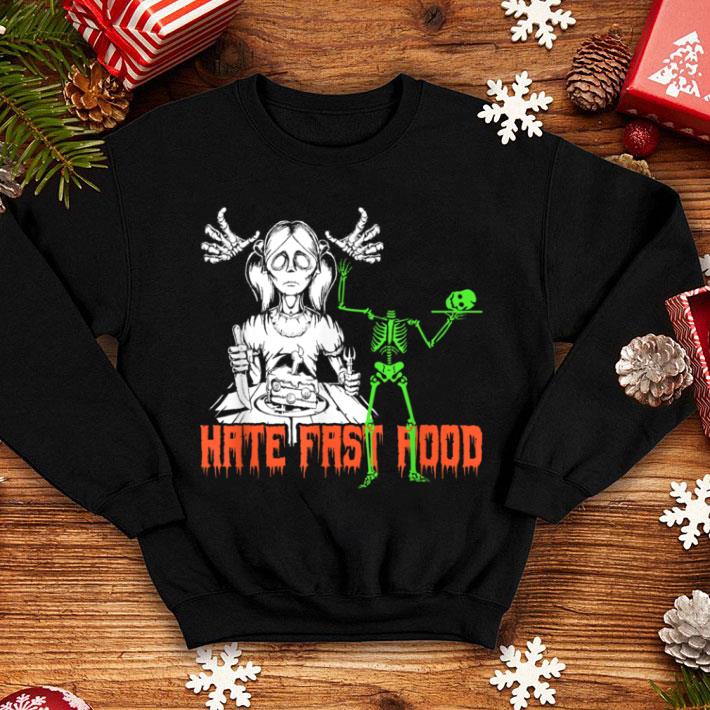 Awesome Happy Halloween, Hate fast food Skull, Scary Loverss shirt