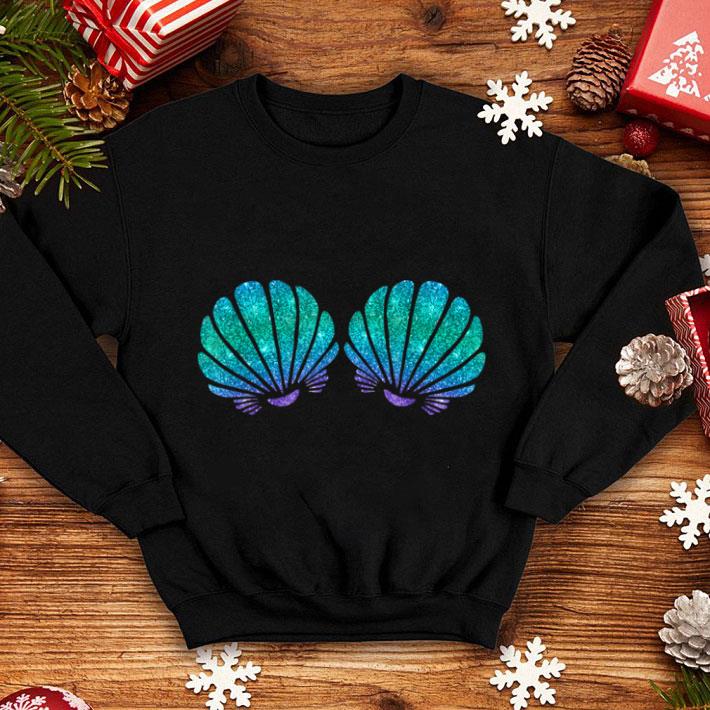Pretty Mermaid Sea Shell Bra Costume shirt