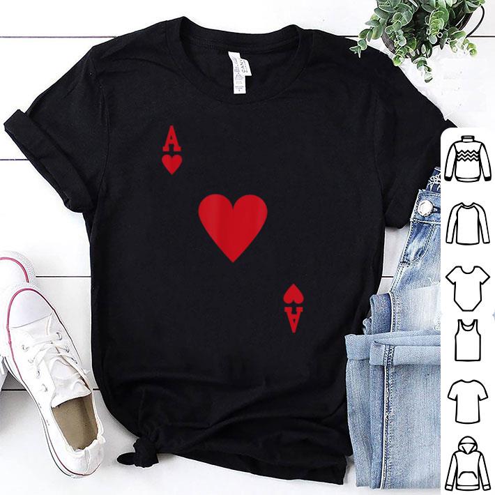 Top Halloween Ace of Hearts Costume Men Women shirt 7