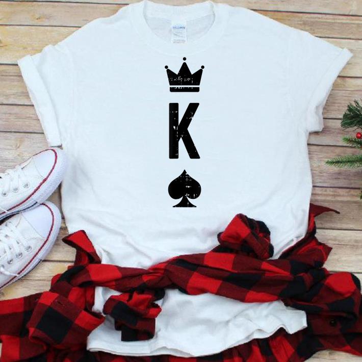 Awesome Mens King Of Spades Card Matching Halloween Costume For Couples shirt 7