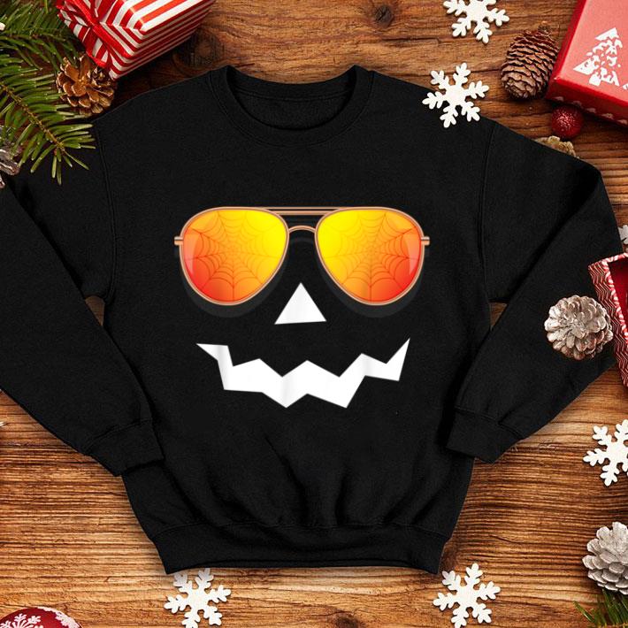 Pretty Pumpkin Halloween Jack O Lantern Sunglasses Spider Web shirt 10 Pretty Pumpkin Halloween Jack O Lantern Sunglasses Spider Web shirt