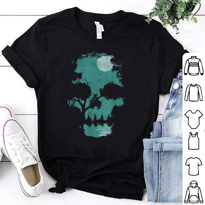Premium Halloween Wilderness Skull illusion shirt 7