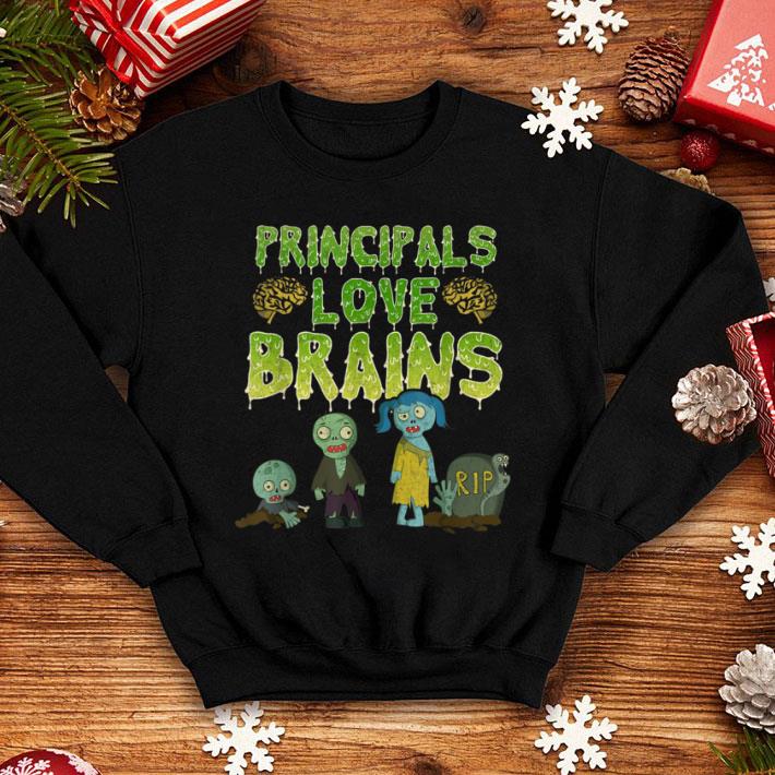 Nice Principals Love Brains - Halloween Zombie shirt 10 Nice Principals Love Brains - Halloween Zombie shirt
