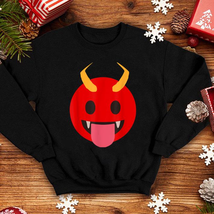 Top devil emoji demon halloween custome shirt f53d8a92 top devil emoji demon halloween custome shirt 4 - Top devil emoji demon halloween custome shirt