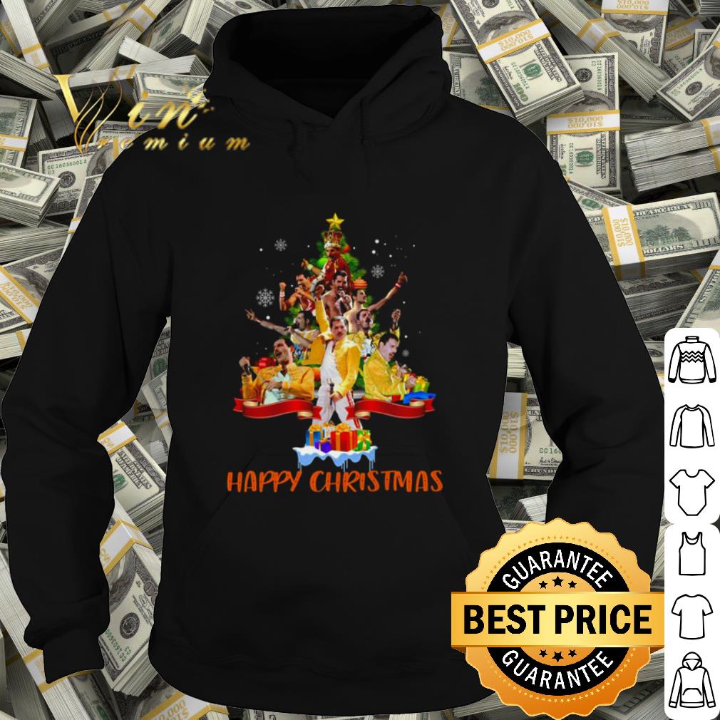 Official Santa Freddie Mercury and Happy Christmas tree shirt 10 Official Santa Freddie Mercury and Happy Christmas tree shirt