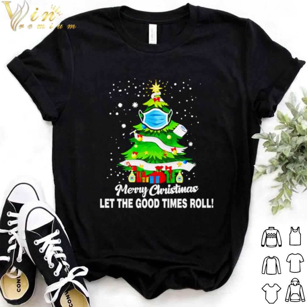 Official Christmas tree Merry Christmas let the good times roll shirt 7