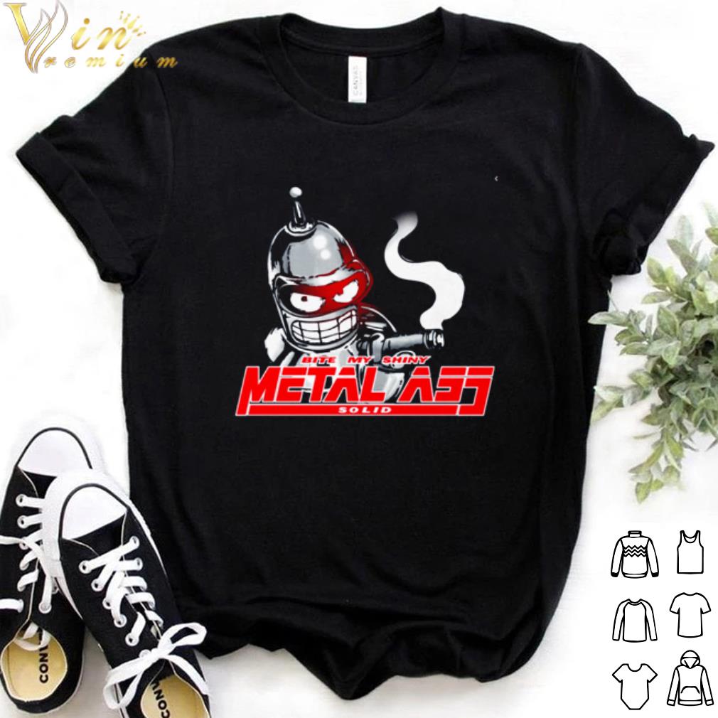 Top Bite my shiny Metal Ass solid shirt 7