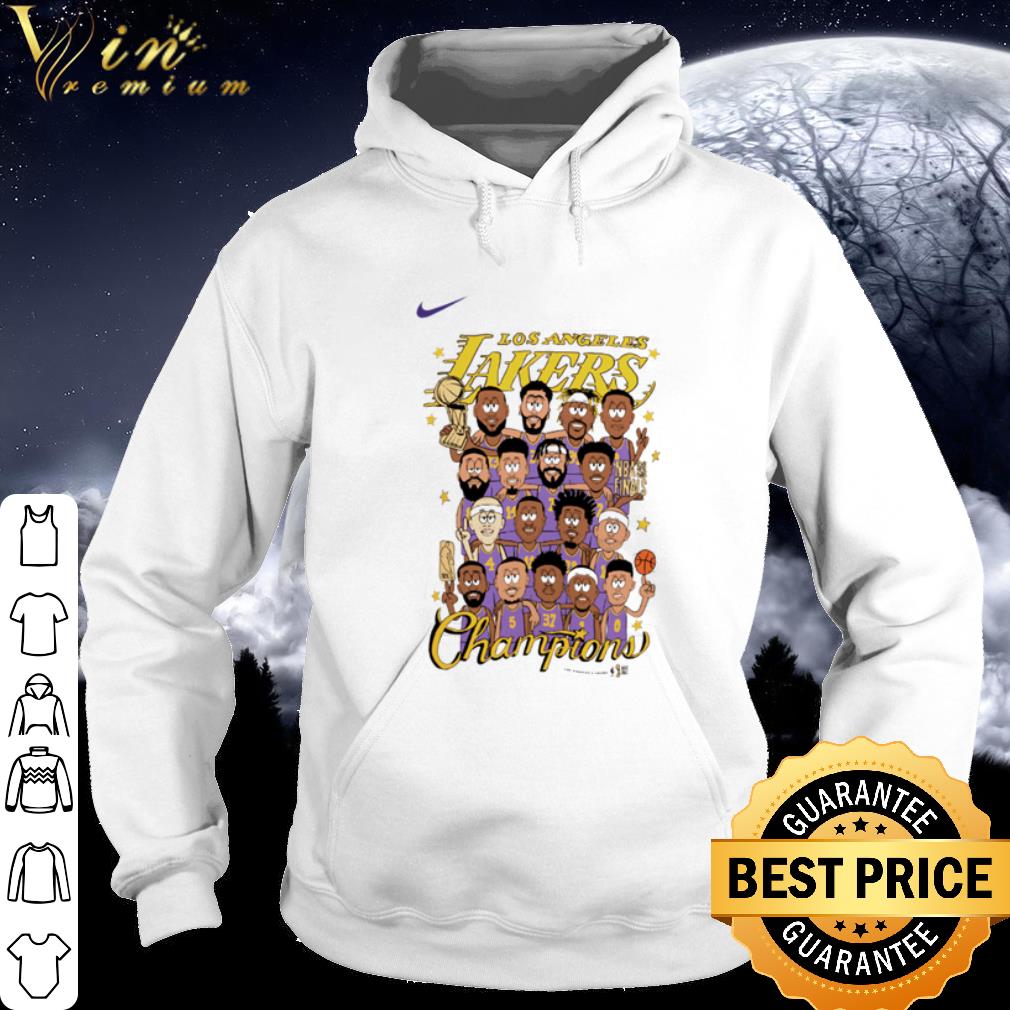 Official Members chibi Los Angeles Lakers 2020 champions shirt