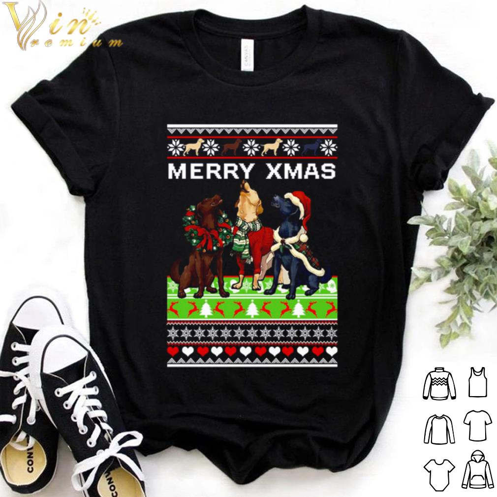 Best Labrador merry xmas ugly christmas shirt 7