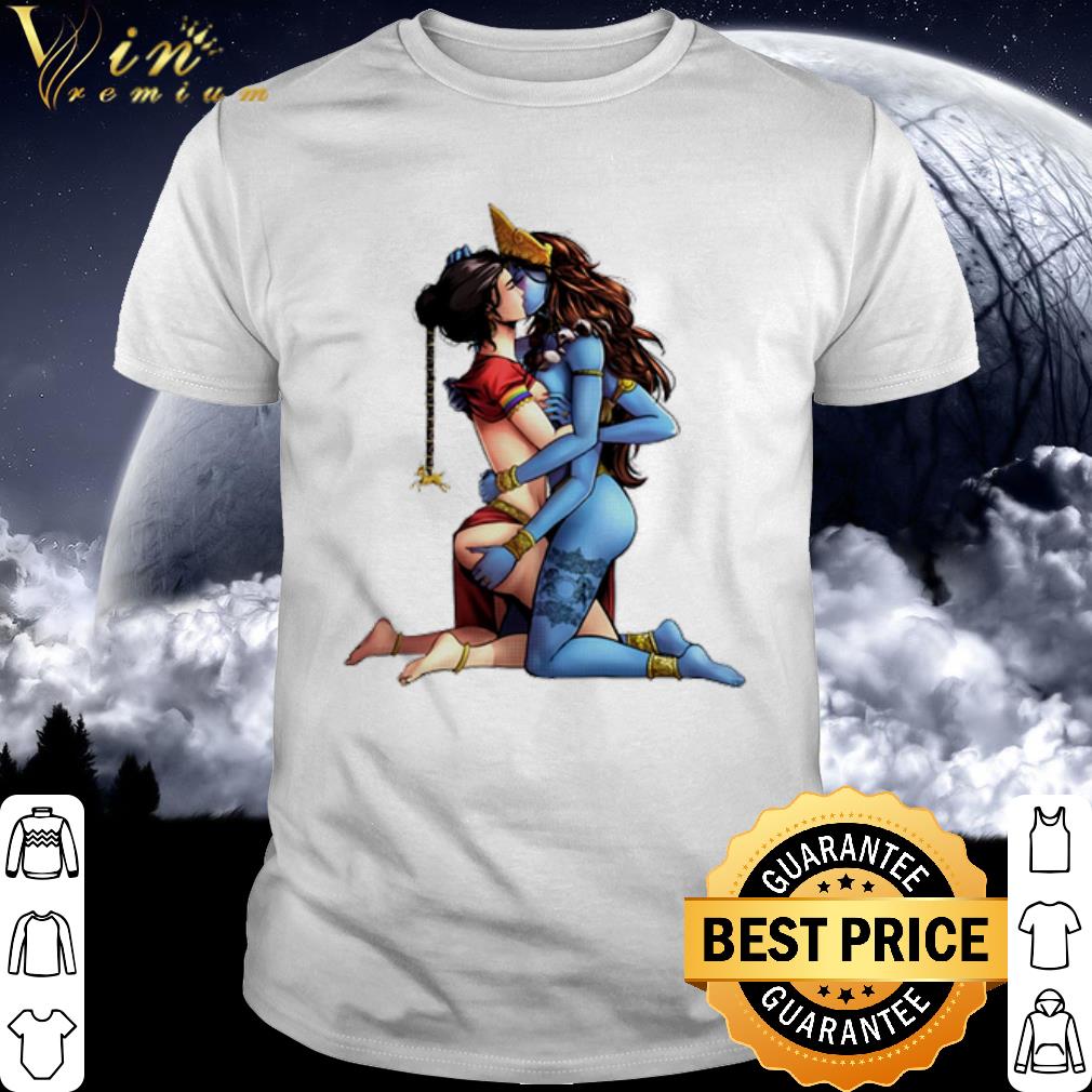 Best LGBT Hindu Goddess Kali and Sita Hinduism kissing shirt 7