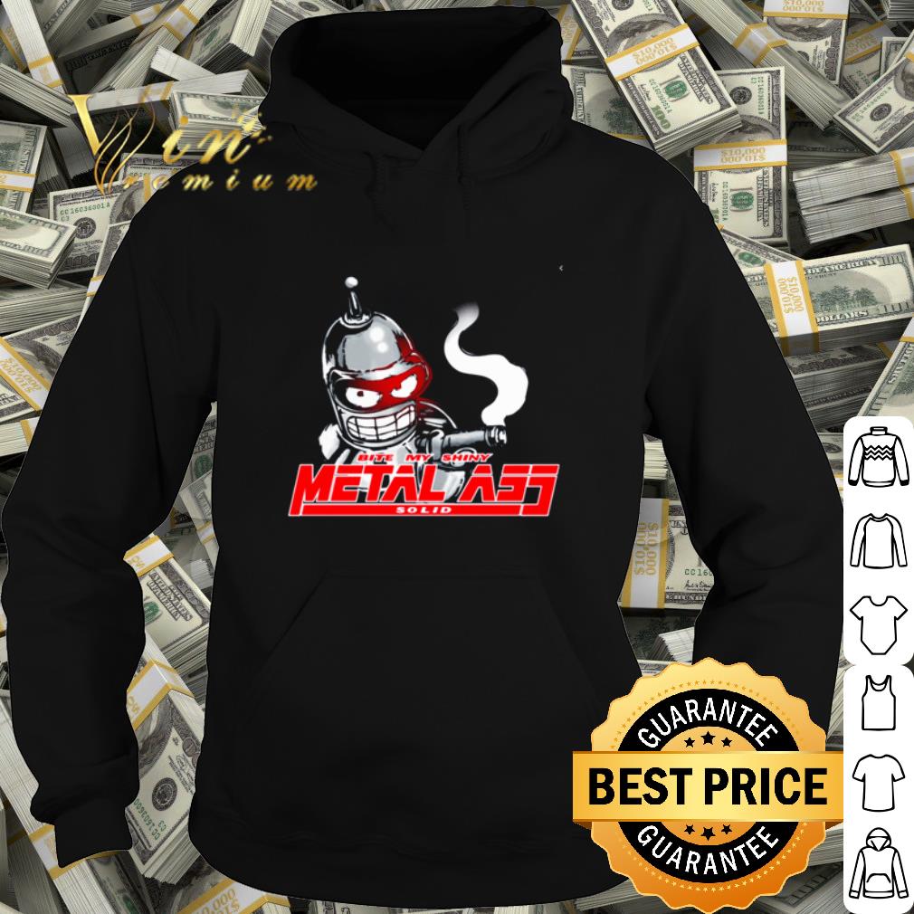 Top Bite my shiny Metal Ass solid shirt