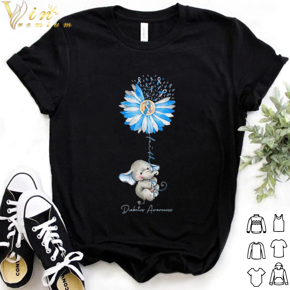 Original Baby Elephant Diabetes Awareness shirt 7