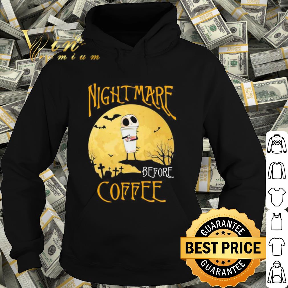 Top Nightmare before Dunkin Donuts Halloween shirt