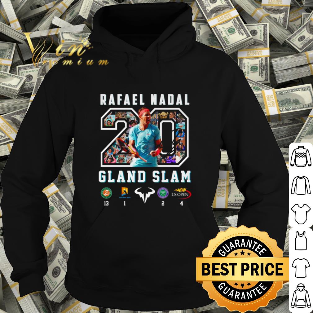 Premium Rafael Nadal 20th Grand Slam shirt