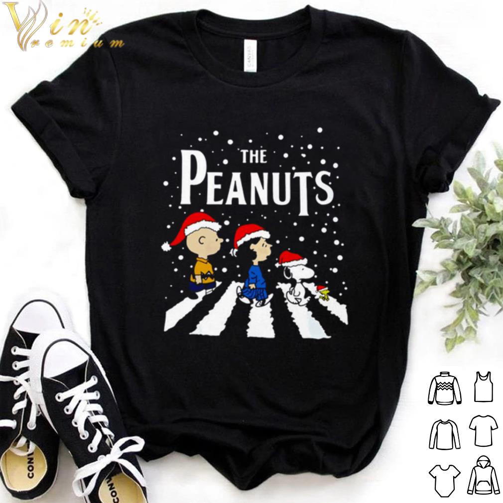 Best The Peanuts Snoopy Charlie Brown Lucy van Pelt Abbey Road Christmas shirt 6