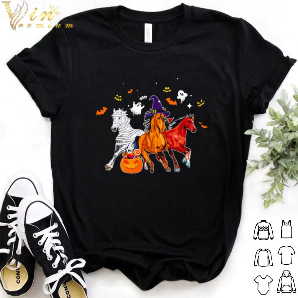 Premium Halloween three horses pumpkin shirt 6