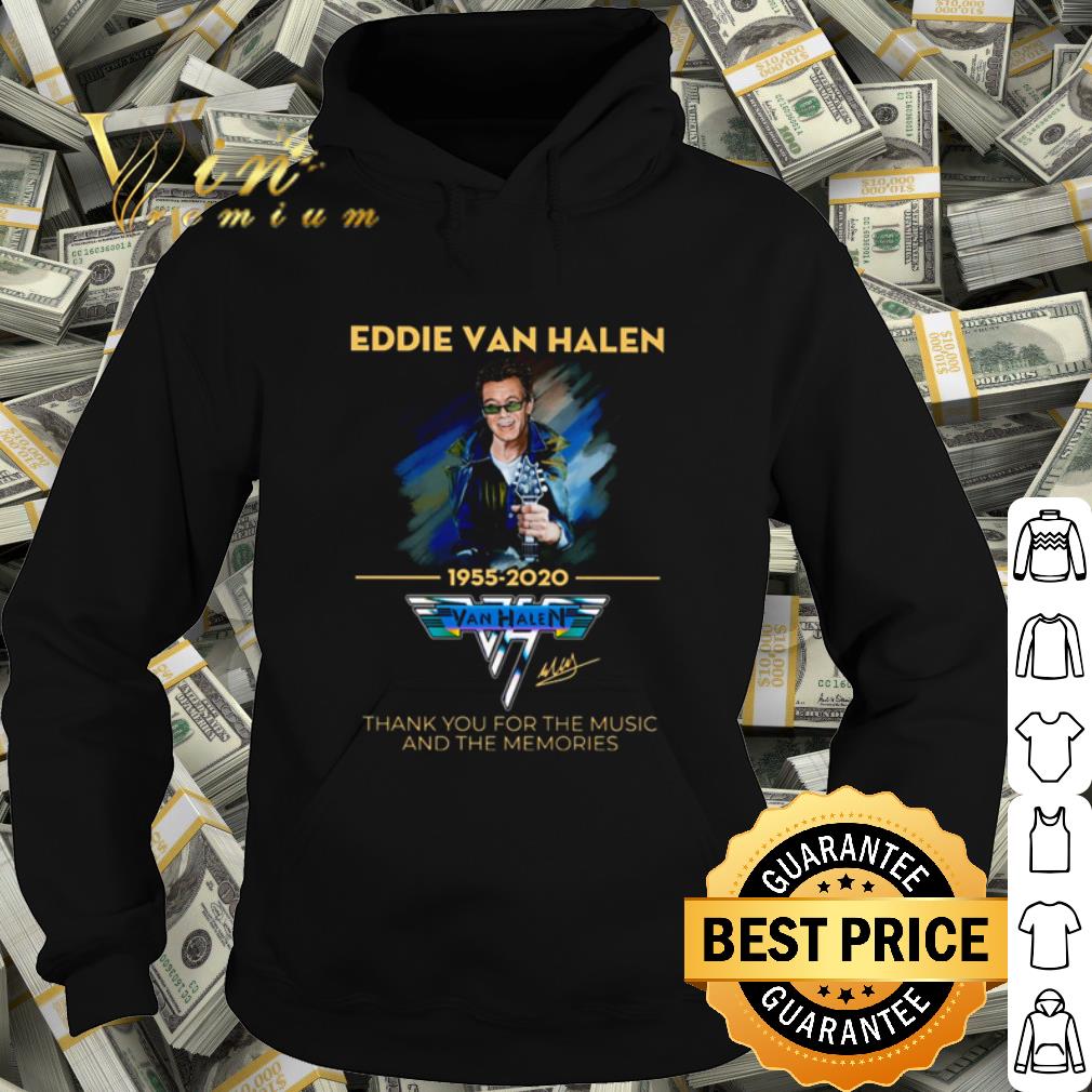 Premium Eddie Van Halen 1955-2020 Thank you for the music and the memories shirt