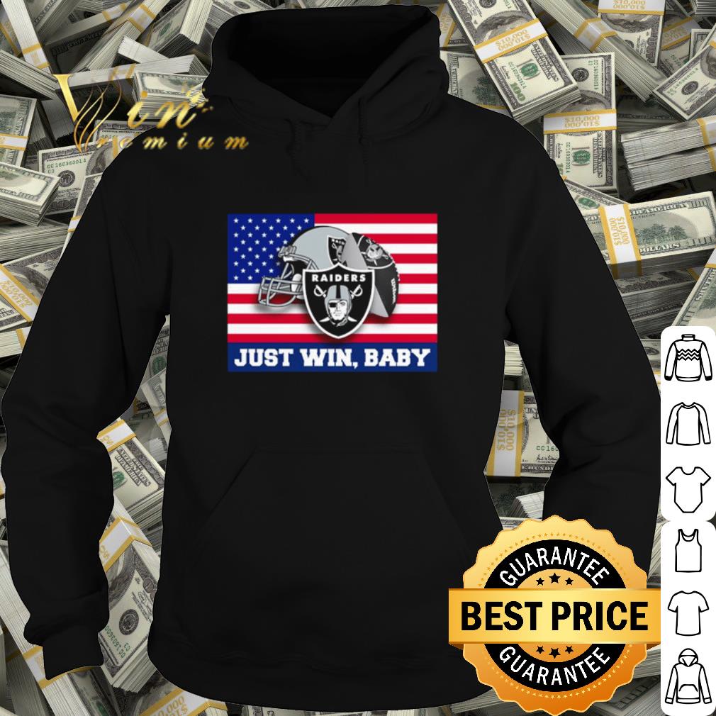 Official American flag Las Vegas Raiders just win baby shirt