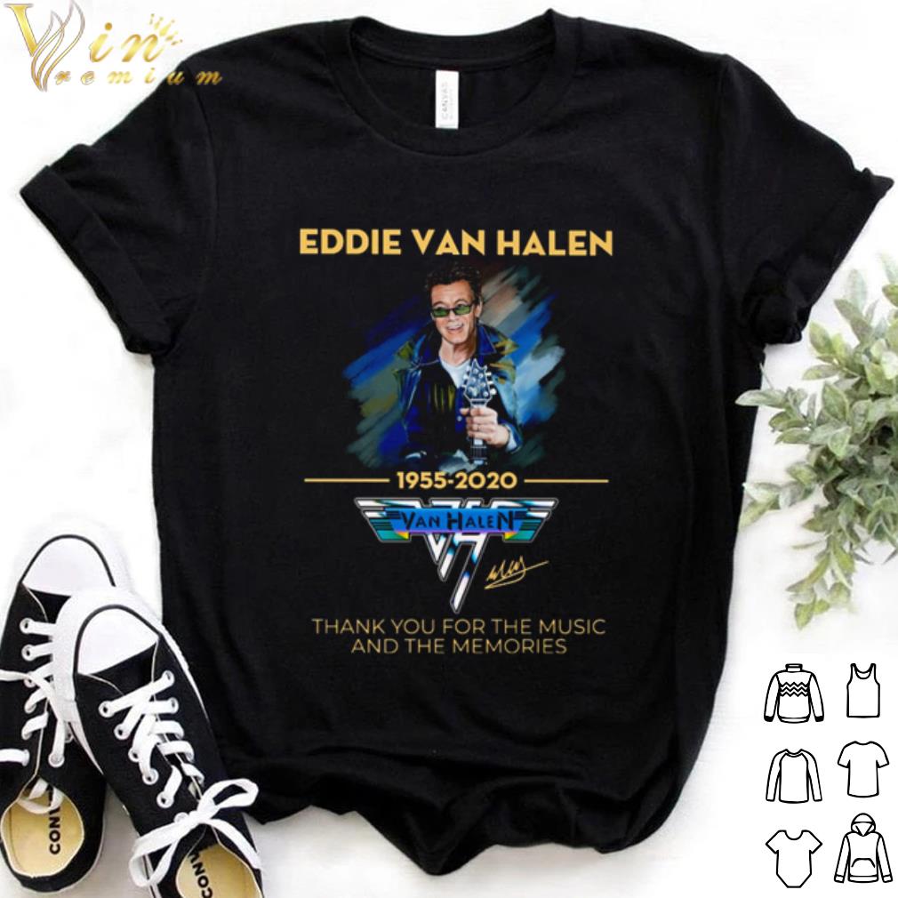 Premium Eddie Van Halen 1955-2020 Thank you for the music and the memories shirt 6