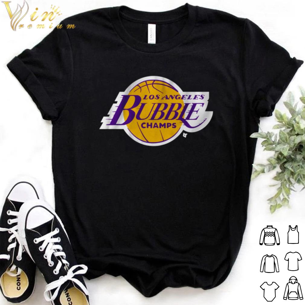 Official Los Angeles Lakers Los Angeles Bubblie champs shirt 7