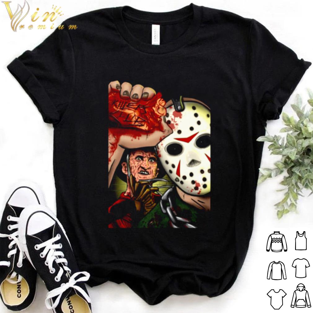 Jason Voorhees and Freddy Krueger killers shirt 6