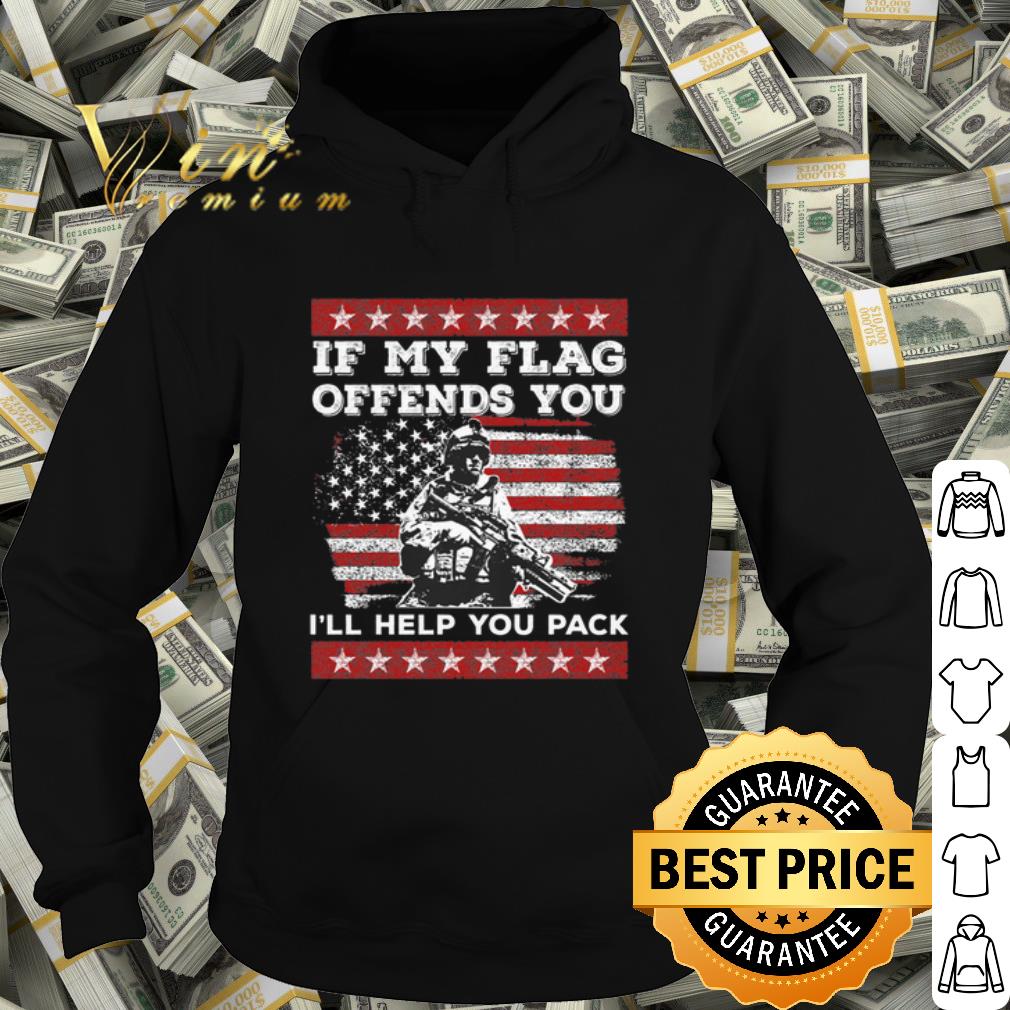 Top Veteran American If my flag offends you i'll help you pack shirt 10 Top Veteran American If my flag offends you i'll help you pack shirt