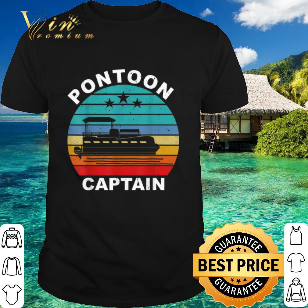 Pretty Pontoon Captain Vintage shirt 6