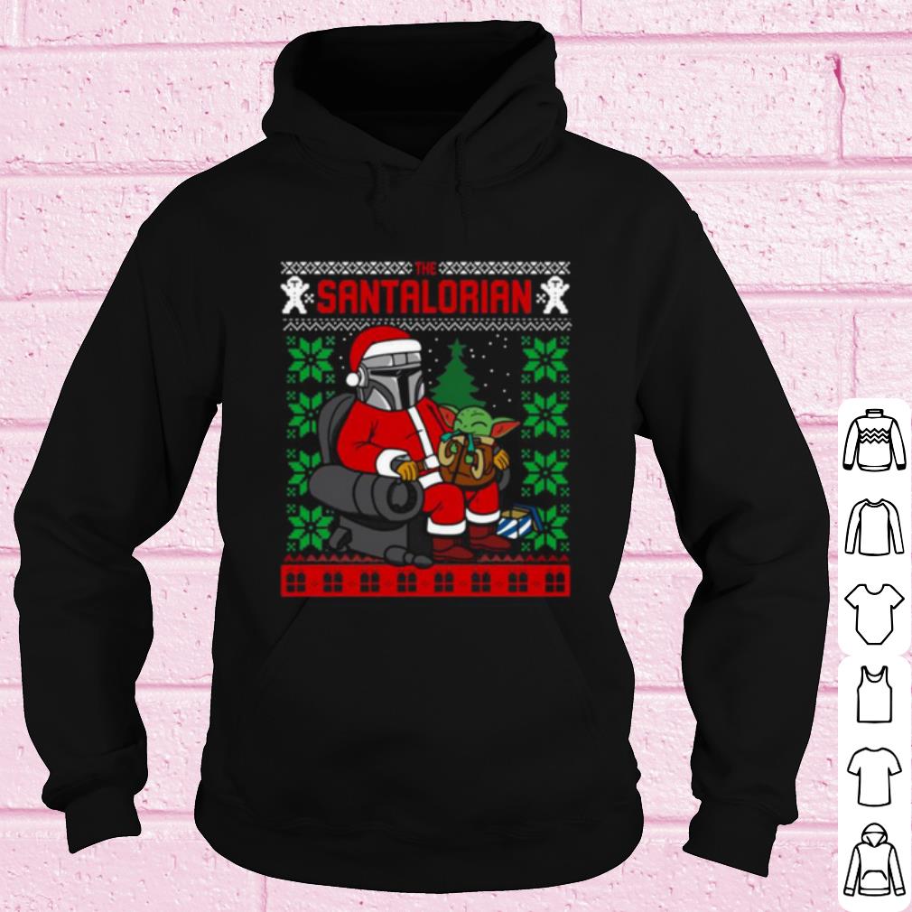 Cool Santalorian Ugly Baby Yoda Christmas shirt