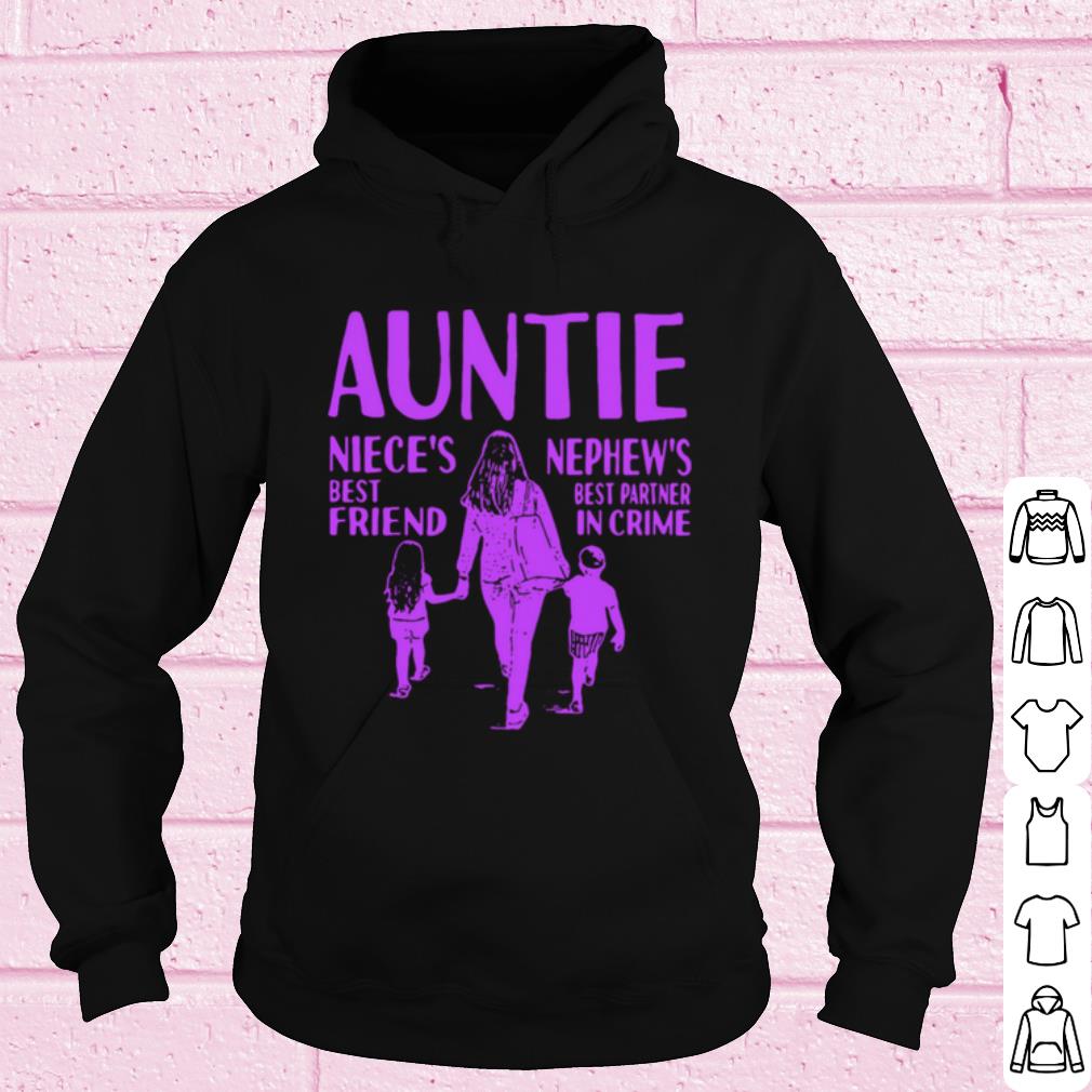 Cool Auntie nieces best friend nephews best partner in crime shirt 10 Cool Auntie nieces best friend nephews best partner in crime shirt